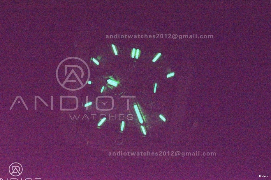 Strap 1:1 Edition Black Best Rubber Unico BBF Titanium on Bang 42mm Square A1280 Skeleton Dial 1120